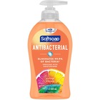 Softsoap Antibacterial Liquid Hand Soap Pump - 11.25 fl. oz. Bottle - Crisp Clean Scent - 332.70 mL - Pump Bottle Dispenser - Bacteria Remover - Hand, Skin - Orange - 1 Each