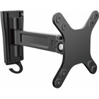 StarTech.com Wall Mount Monitor Arm - Single Swivel - For VESA Mount Monitors / Flat-Screen TVs up to 34in (33lb/15kg) - Monitor Wall Mount - Save space by wall-mounting your monitor & work in comfort w/ the adjustable swivel mount - Wall Mount Monitor Arm - Single Swivel - Wall mount a VESA 75x75/100x100 mount display 13" to 34" with max weight of 33.2 lb/15 kg - Arm extends 7.7" (195 mm)