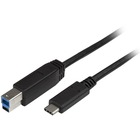 StarTech.com 2m 6 ft USB C to USB B Printer Cable - M/M - USB 3.0 - USB B Cable - USB C to USB B Cable - USB Type C to Type B Cable - Connect USB 3.0 USB-B devices to your USB-C or Thunderbolt 3 computer - 6ft USB C to USB B Printer Cable - 6 ft USB B Cable - 6' USB C to USB B Cable - 2 m USB C Printer Cable - 2 meter USB Type C to USB Type B - USB 3.0 Type C to B