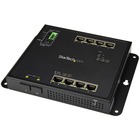 StarTech.com Industrial 8 Port Gigabit Ethernet Switch w/2 MSA SFP Slots L2 Managed Network RJ45 LAN Layer2 Switch Din Rail Hardened IP-30 - Industrial 8 Port Gigabit Ethernet Switch w/2 MSA SFP slots 8x RJ45/LAN +75C to -40C 10/100/1000 Mbps Network auto