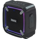 iHome iBT371 Portable Bluetooth Speaker System - Black, Gray - Battery Rechargeable - USB