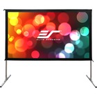 Elite Screens Yard Master 2 Dual OMS150H2-DUAL 150" Projection Screen - Front Projection - Rear Projection - 16:9 - WraithVeil Dual - 73.6" x 130.7" - Floor Mount