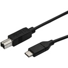 StarTech.com 3m 10 ft USB C to USB B Printer Cable - M/M - USB 2.0 - USB C to USB B Cable - USB C Printer Cable - USB Type C to Type B Cable - Connect USB 2.0 USB-B devices to your USB-C or Thunderbolt 3 computer - 10ft USB B Cable - 10 ft USB C to USB B Cable - 10' USB C Printer Cable - USB Type C to Type B Cable - USB B Cable - USB C to B Cable - USB C to Printer Cable