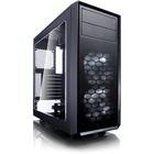 Fractal Design Focus G Computer Case with Side Window - Mid-tower - White - 5 x Bay - 2 x 4.72" (120 mm) x Fan(s) Installed - ATX, Micro ATX, ITX Motherboard Supported - 6 x Fan(s) Supported - 2 x External 5.25" Bay - 2 x Internal 3.5" Bay - 1 x Internal 2.5" Bay - 7x Slot(s) - 2 x USB(s) - 1 x Audio In - 1 x Audio Out