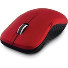 Verbatim Wireless Notebook Optical Mouse, Commuter Series - Matte Red - Optical - Wireless - Radio Frequency - Matte Red - 1 Pack - USB Type A - 1200 dpi - Scroll Wheel - 3 Button(s) - Symmetrical