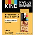 KIND Honey Roasted Nuts & Sea Salt - Trans Fat Free, High-fiber, Low Sodium, Dairy-free, Gluten-free - Sea Salt, Honey Nut - 40 g - 12 / Box