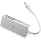 IOGEAR 3 In 1 USB-C Quantum Card Reader/Writer - CF, MicroSD, UHS-II SD - 3-in-1 - SD, SDHC, SDXC, microSD, microSDHC, microSDXC, CompactFlash - USB Type CExternal - 1 Pack