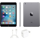 eReplacements iPad mini Tablet - 7.9" - 1 GB RAM - 16 GB Storage - iOS 8 - Space Gray, Black - Refurbished - Apple A5 SoC - ARM Dual-core (2 Core) 1 GHz - 1.2 Megapixel Front Camera - 5 Megapixel Rear Camera