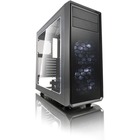 Fractal Design Focus G Computer Case with Windowed Side Panel - Mid-tower - Gunmetal Gray - Steel - 5 x Bay - 2 x 4.72" (120 mm) x Fan(s) Installed - ATX, Micro ATX, ITX Motherboard Supported - 6 x Fan(s) Supported - 2 x External 5.25" Bay - 2 x Internal 