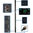 Tripp Lite PDUMV30HVNETLX 24-Outlet PDU - Switched - NEMA L6-30P - 4 x IEC 60320 C19, 20 x IEC 60320 C13 - 230 V AC - 5.80 kW - 0U - Vertical - Rack-mountable - TAA Compliant