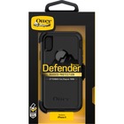 OtterBox Defender iPhone X Case - For Apple iPhone X Smartphone - Black - Drop Proof, Dust Proof, Dust Resistant, Dirt Resistant, Lint Resistant - Synthetic Rubber, Polycarbonate