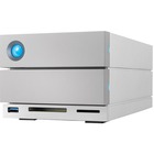 LaCie 2big Dock Thunderbolt 3 16TB - 2 x HDD Supported - 2 x HDD Installed - 16 TB Installed HDD Capacity - Serial ATA/600 Controller - RAID Supported 0, 1, JBOD - 2 x Total Bays - 2 x 3.5" Bay - 2 USB Port(s) - 2 USB 3.0 Port(s) - Desktop