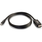 C2G 3ft Mini DisplayPort to HD Adapter Cable - Black - TAA - 3 ft HDMI/Mini DisplayPort A/V Cable for Projector, Monitor, HDTV, Tablet, Notebook - HDMI Digital Audio/Video - Mini DisplayPort Digital Audio/Video - Supports up to 1920 x 1080 - TAA Compliant