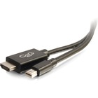 C2G 10ft Mini DisplayPort to HD Adapter Cable - Black - TAA - 10 ft HDMI/Mini DisplayPort A/V Cable for Projector, Monitor, HDTV, Tablet, Notebook - HDMI Digital Audio/Video - Mini DisplayPort Digital Audio/Video - Supports up to 1920 x 1080 - TAA Complia