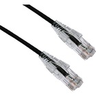 Axiom 1FT CAT6 BENDnFLEX Ultra-Thin Snagless Patch Cable 550mhz (Black) - 1 ft Category 6 Network Cable for Network Device - First End: 1 x RJ-45 Network - Male - Second End: 1 x RJ-45 Network - Male - Patch Cable - Gold Plated Contact - 28 AWG - Black - TAA Compliant