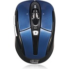 Adesso iMouse S60L - 2.4 GHz Wireless Programmable Nano Mouse - Optical - Wireless - Radio Frequency - 2.40 GHz - Blue - USB - 1600 dpi - Scroll Wheel - 6 Button(s) - Symmetrical