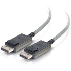 C2G 100ft DisplayPort Active Optical Cable (AOC) 4K 60Hz - Plenum CMP (TAA) - 100 ft Fiber Optic A/V Cable for Audio/Video Device - First End: 1 x DisplayPort Male Digital Audio/Video - Second End: 1 x DisplayPort Male Digital Audio/Video - 21.6 Gbit/s - 