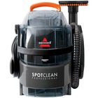 BISSELL SpotClean Professional Portable Deep Cleaning System 3624C - 2.84 L Water Tank Capacity - Stain Tool, Stair Tool, Hose - Carpet - 22 ft Cable Length - 60" (1524 mm) Hose Length - AC Supply - 5.70 A - Titanium, Samba Orange