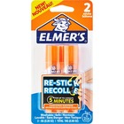 Elmers Re-Stick Washable Glue Stick - 2 g - 2 / Pack - Clear