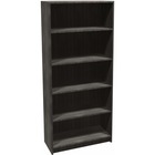Heartwood Innovations Grey Dusk 5-shelf Bookcase - 31.5" x 13.6" x 71.5" - 5 Shelve(s) - Finish: Gray Dusk