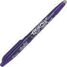 Pilot FriXion Ball Erasable Gel Rollerball Pen - 0.7 mm Pen Point Size - RefillableThermosensitive Gel Ink Ink - Purple Barrel - Rubber Tip - 1 Each