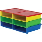 Storex 6-compartment Litreature Sorter - 500 x Sheet - 6 Compartment(s) - 2" Height x 8.8" Width11.5" Length - Assorted - Plastic - 1 Each