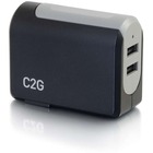 Legrand 2-Port USB A Wall Charger - Dual Port USB Power Adapter - 5V/4.8A - 120 V AC, 230 V AC Input - 4.9 V DC/4.80 A, 5.25 V DC, 4.75 V DC Output