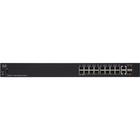 Cisco SG250-18 18-Port Gigabit Smart Switch - 18 Ports - Manageable - 2 Layer Supported - Twisted Pair - Rack-mountable - Lifetime Limited Warranty
