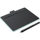 Wacom Intuos Wireless Graphics Drawing Tablet for Mac, PC, Chromebook & Android (small) with Software Included - Black with Pistachio accent - Graphics Tablet - 5.98" (152 mm) x 3.74" (95 mm) - 2540 lpi Wired/Wireless - Bluetooth - 4096 Pressure Level - Pen - PC, Mac - Pistachio