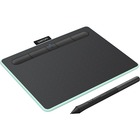 Wacom Intuos Wireless Graphics Drawing Tablet for Mac, PC, Chromebook & Android (medium) with Software Included - Black with Pistachio accent (CTL6100WLE0) - Graphics Tablet - 8.50" (216 mm) x 5.31" (135 mm) - 2540 lpi Wired/Wireless - Bluetooth - 4096 Pressure Level - Pen - PC - Pistachio