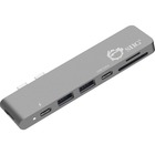 SIIG Thunderbolt 3 USB-C Hub HDMI with Card Reader & PD Adapter - Space Gray - SD, SDHC, SDXC, microSD, microSDHC, microSDXC, TransFlash, MultiMediaCard (MMC) - USB Type CExternal