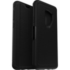 OtterBox Strada Carrying Case (Folio) Card, Money, Smartphone - Shadow Black - Drop Resistant - Leather Body