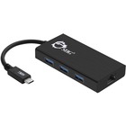 SIIG USB-C to USB 3.0 Hub & Gigabit Ethernet LAN Adapter - USB Type C - External - 3 USB Port(s) - 1 Network (RJ-45) Port(s) - 3 USB 3.0 Port(s) - PC, Mac