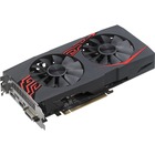 Asus EX-RX570-O8G Radeon RX 570 Graphic Card - 8 GB GDDR5 - 1.26 GHz Core - 256 bit Bus Width - DisplayPort - HDMI - DVI