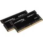 Kingston HyperX Impact 32GB DDR4 SDRAM Memory Module - 32 GB (2 x 16 GB) - DDR4-2933/PC4-23400 DDR4 SDRAM - CL17 - 1.20 V - Non-ECC - Unbuffered - 260-pin - SoDIMM