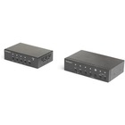 StarTech.com Multi-Input HDBaseT Extender Kit with Built-In Switch and Video Scaler - DisplayPort HDMI and VGA Over CAT6 or CAT5 - Connect four video sources to a remote HDMI display over CAT5/CAT6 cabling and easily scale and switch between HDMI DP or VG