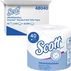Scott Bathroom Tissue - 2 Ply - 550 Sheets/Roll - Individually Wrapped - For Bathroom - 40 / Box