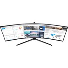 Samsung C49J890DKN 48.9" Double Full HD (DFHD) Curved Screen LED LCD Monitor - 32:9 - Charcoal Black Hairline - 49" (1244.60 mm) Class - Vertical Alignment (VA) - 3840 x 1080 - 16.7 Million Colors - 300 cd/m Typical, 250 cd/m Minimum - 5 ms - 