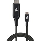 IOGEAR USB-C to 4K HDMI 6.6 Ft. (2m) Cable - 6.6 ft HDMI/USB-C A/V Cable for Monitor, Home Theater System, MacBook, Chromebook, Notebook, Ultrabook, Projector, Tablet, iPad Pro - First End: 1 x USB Type C - Male - Second End: 1 x HDMI 2.0 Digital Audio/Video - Male - 18 Gbit/s - Supports up to 3840 x 2160 - Black - 1