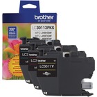 Brother LC30113PKS Original Ink Cartridge - Tri-pack - Cyan, Magenta, Yellow - Inkjet - Standard Yield - 200 Pages - 2 / Pack