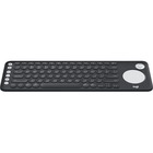 Logitech K600 TV Keyboard - Wireless Connectivity - Bluetooth - USB InterfaceTouchPad, D-pad - Windows, Mac OS, WebOS, Android, iOS, Chrome OS, Linux, PC - Graphite Black