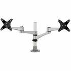 ViewSonic Dual Monitor Mounting Arm for Two Monitors up to 24" Each - 2 Display(s) Supported - 24" Screen Support - 19.96 kg Load Capacity - 75 x 75, 100 x 100 - VESA Mount Compatible