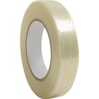 Business Source Filament Tape - 60 yd (54.9 m) Length x 1" (25.4 mm) Width - 3" Core - Fiberglass Filament - 1 / Roll - White