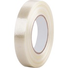 Business Source Heavy-duty Filament Tape - 60 yd (54.9 m) Length x 1" (25.4 mm) Width - 3" Core - Fiberglass Filament - 1 RollRoll - White