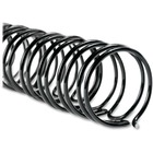 GBC 32-hole WireBind Binding Spines - 55 x Sheet Capacity - 32 x Rings - Round - Black - Metal - 100 / Box