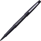 Paper Mate Flair Point Guard Felt Tip Marker Pens - Medium Pen Point - Black - Black Barrel - 12 / Dozen