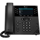 Poly 450 IP Phone - Corded - Corded - Desktop, Wall Mountable - Black - TAA Compliant - VoIP - 2 x Network (RJ-45) - PoE Ports