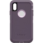 OtterBox Defender Carrying Case (Holster) Apple iPhone XR Smartphone - Purple Nebula - Anti-slip, Dirt Resistant Port, Dust Resistant Port, Lint Resistant Port, Drop Resistant - Silicone Body - Belt Clip