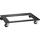 Lorell Commercial Cabinet Dolly - Metal - x 42" Width x 24" Depth x 4" Height - Black - 1 Each