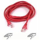 Belkin Cat5e Patch Cable - 2 ft Category 5e Network Cable - First End: 1 x RJ-45 Male - Second End: 1 x RJ-45 Male - Patch Cable - Red